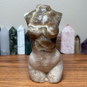 Chocolate Calcite Lady Body (#2)